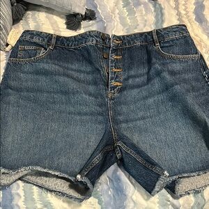 NWOT! Boden Denim Button Fly Shorts